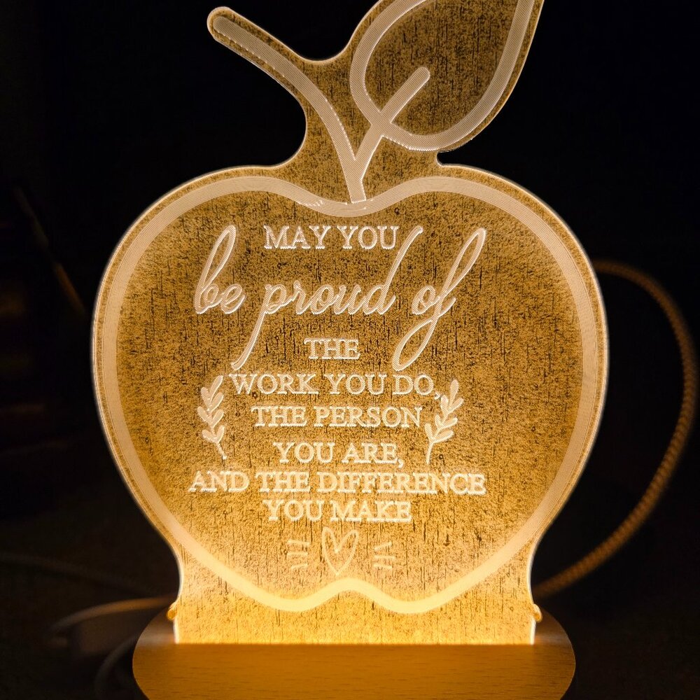 Teacher Appreciation Night Light